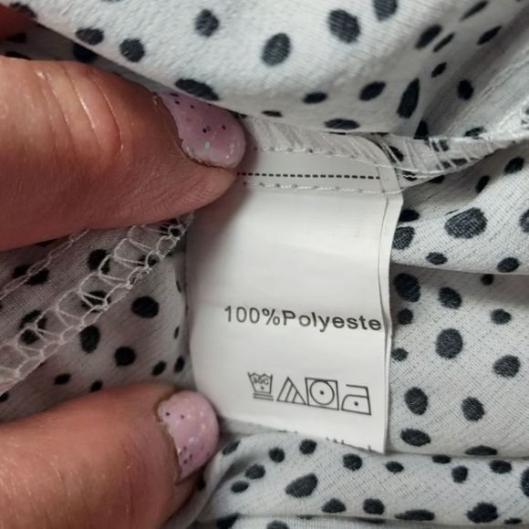 Shein Long ruffle sleeve v-neck blouse - Picture 8 of 8